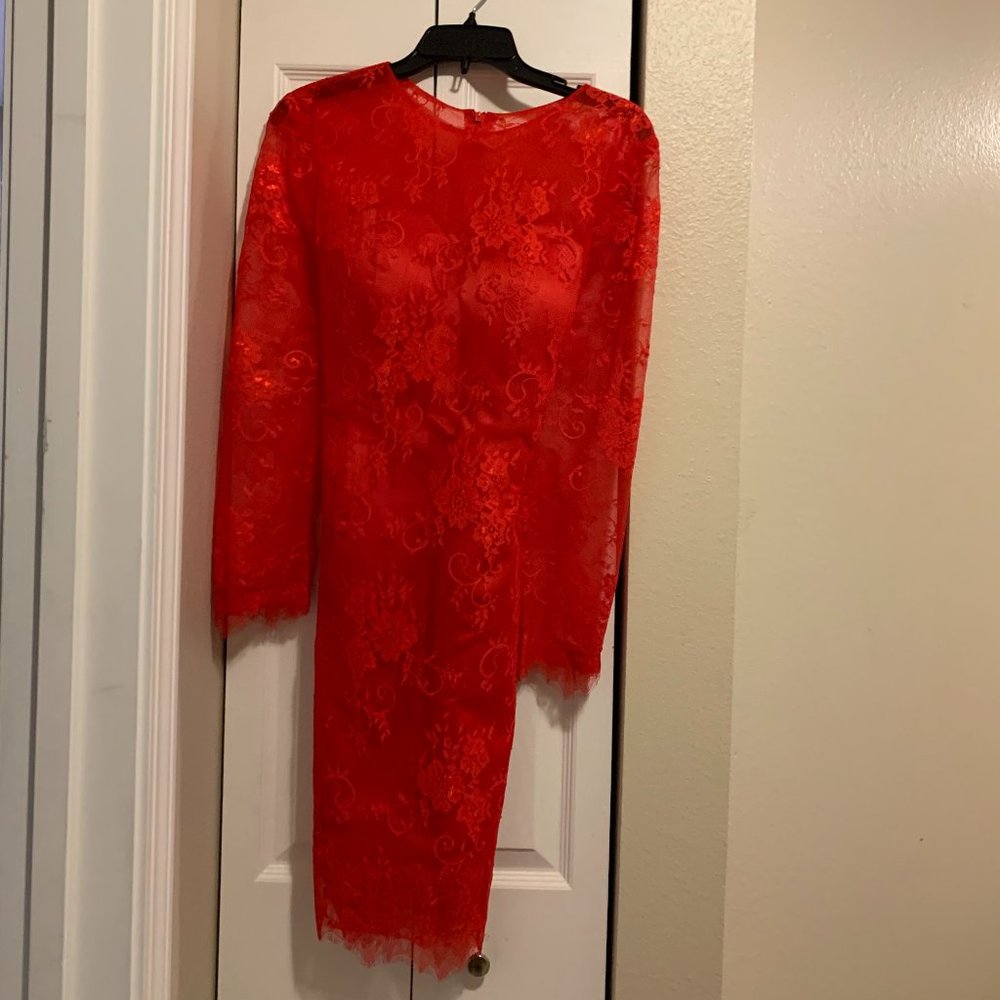 Dress, RED Party & Cocktail Dresses, Wedding Guest Dresses Vintage
